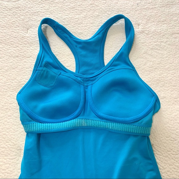 Nike Blue Workout Racerback Tank Top, women’s size S - Picture 3 of 5
